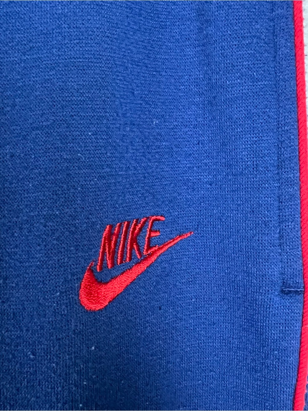 Nike Blue Tag Vintage 80s 2 Piece Tracksuit Set Size Small Mens Navy Gray - Picture 4 of 15